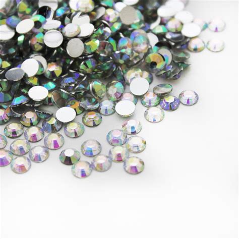 1000 Flat Back Rhinestones Acrylic Gems Diamante Crystals 2mm 3mm 4mm