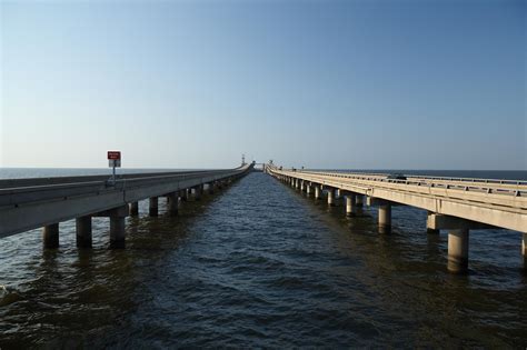 Elevation Of Lake Pontchartrain Louisiana Usa Topographic Map