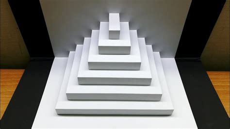 3d Pyramid｜origami｜pop Up Design｜paper Art And Craft｜kirigami Art｜卡片教程