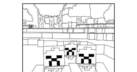 minecraft mutant zombie coloring pages tedy printable activities