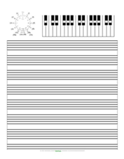 Here you can download music staff paper. Free Music Staff Paper with Keyboard and Circle of 5ths - Music Matters Blog