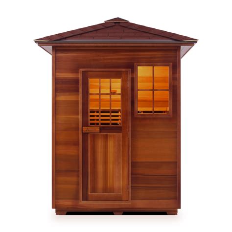 3 Person Outdoor Hybrid Sauna | Sapphire series | Enlighten saunas