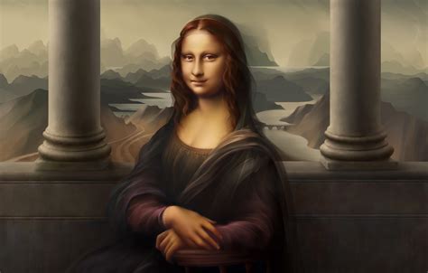 Wallpaper Mona Lisa Louvre On Wallpapersafari Hot Sex Picture