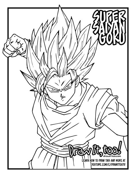 Check spelling or type a new query. How to Draw SUPER SAIYAN GOKU (Dragon Ball Z) Drawing Tutorial | Draw it, Too!