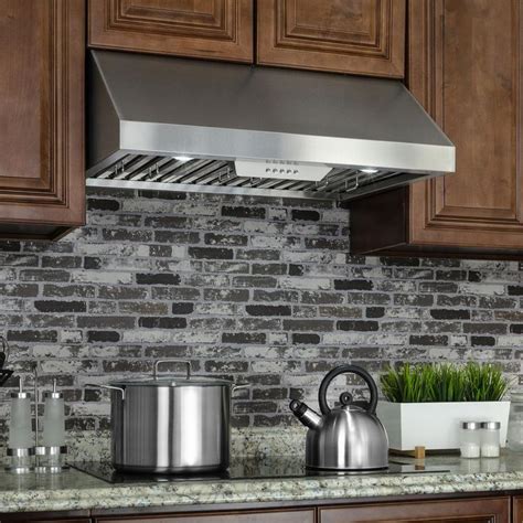 Akdy 30 In 600 Cfm Ducted Under Cabinet Range Hood In Stainless Steel