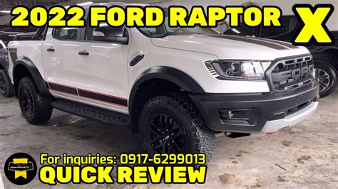 Ford Ranger Raptor X 2022 Quick Review Philippines Youtube