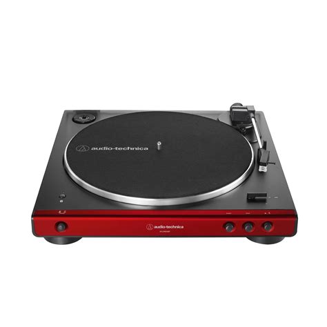 Tornamesa Audio Technica At Lp60xbt Rd Bluetooth Rojo Music Box