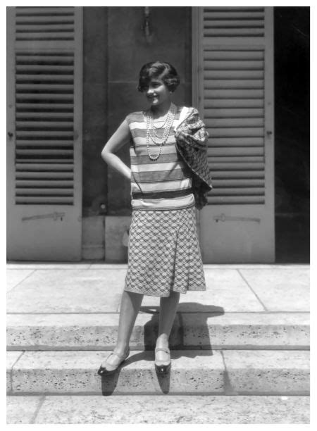 1929 Coco Chanel In Jersey Fashion French Fashion