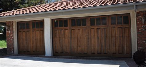 Full Custom Wood Garage Doors By Elegant