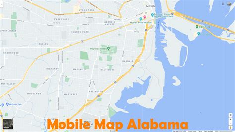 Mobile Alabama Map