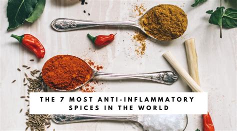 The 7 Most Anti Inflammatory Spices In The World — The Yogi Press