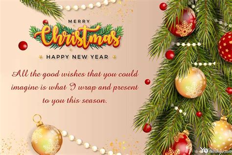 On sending the new year wishes in italian, your love will surely feel happy to know that you have worked hard to learn a language that is total alien to them. Wishing You Christmas And Happy New Year 2021 Greeting ...