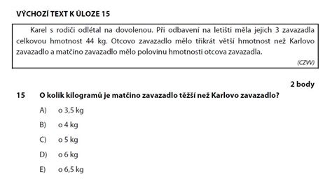 Deváťáci píšou testy v pondělí a v úterý. Řešení přijímacího testu z matematiky na SŠ 2015