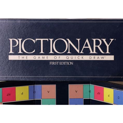Pictionary The Game Of Quick Draw Vintage 1985 1st Edition