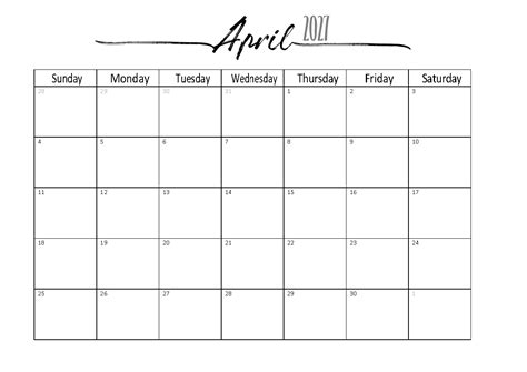 Free April 2023 Calendars 101 Different Designs And Borders