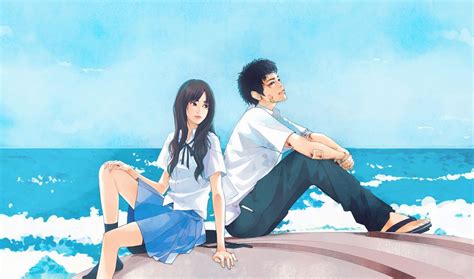 Anime Boy And Girl Sitting Together