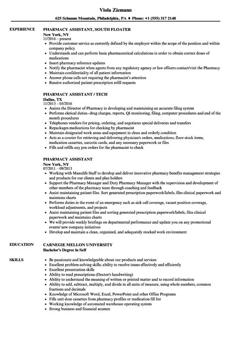 Best graduate assistant resume examples and writing tips. Sample Resume For Pharmacist - Resume Template Database