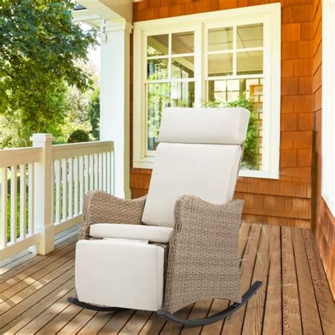 Relax Outdoors In Comfort And Style With A Wicker Outdoor Recliner