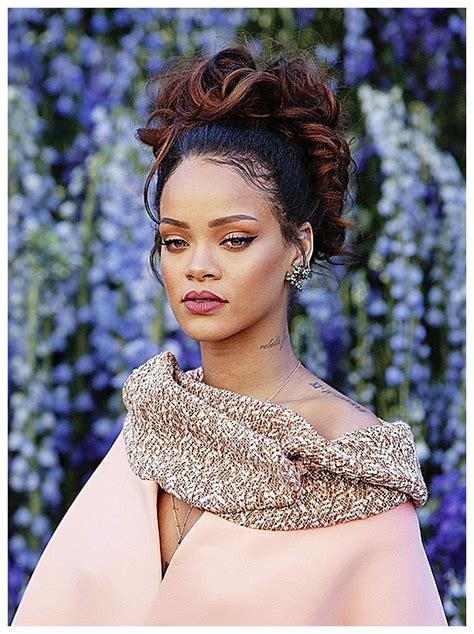 Rihanna Dior Fashion Show 2015 Oct 2 Rihanna Makeup Rihanna