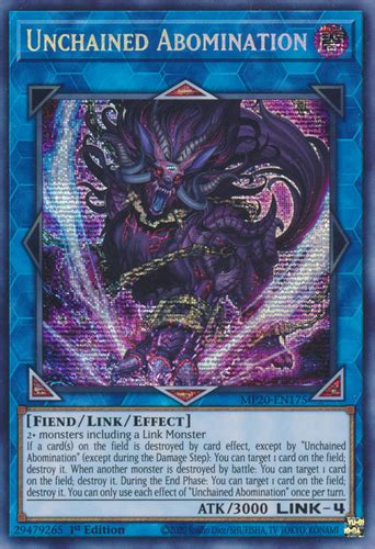 Unchained Abomination YuGiOh Card Prices