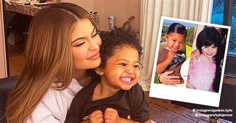 Kylie Jenner Compares Her Childhood Self To Daughter Stormi In A Sweet Snap