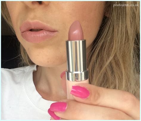 Rimmel London Kate Moss Nude Lipstick Swatch On Lips Makeup Needs