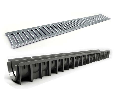 How do you remove a channel drain grate? Drainage Channel with Cover Galv Grate | LSD.co.uk