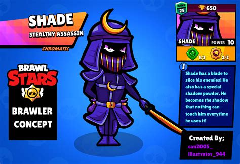 Chromatic Brawler Concept Shade More Info In The Comments Brawlstars
