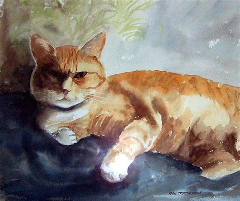 Toby The Best Cat Ever Print By Anne Trotter Hodge Pixels