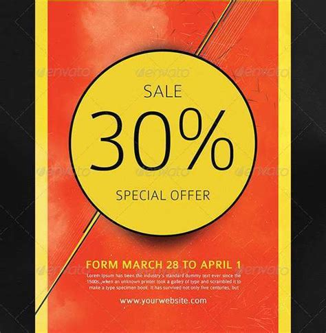 Special Offer Flyer Template Cards Design Templates