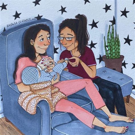 An Artist Documents Her Pregnancy Journey In A Series Of Heartwarming
