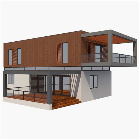 Modern House 9 Free 3d Model By Virtual3d