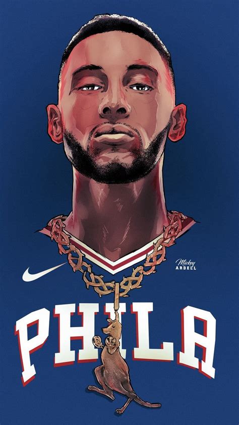 Ben simmons has been announced as the 2018 breakthrough sportsman of the year, at the gq men of the year awards, presented by audi. Ben Simmons NBA Art Sixers #wmcskills - #Art #Ben #NBA # ...