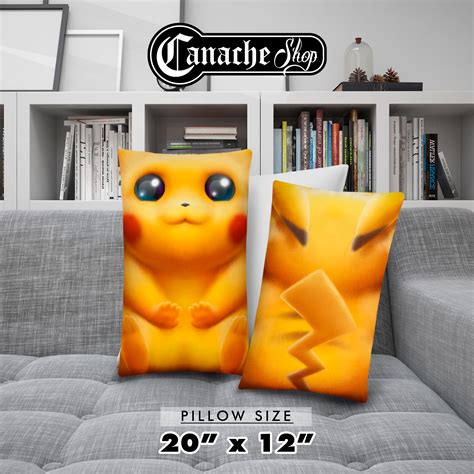 Beautiful Premium Pillows Inspired By Pokémon Pikachu Anime Game Form