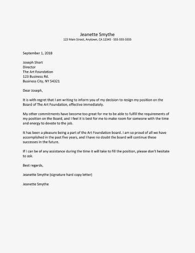 Thank You Letter To Board Member Leaving Collection Letter Template