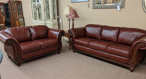 Decoro Leather Sofa And Loveseat Delmarva Furniture Consignment