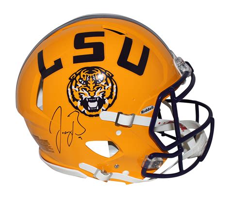Joe Burrow Autographed Signed Lsu Tigers Authentic Speed Helmet Fan Denver Autographs