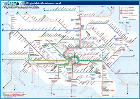 Frankfurt Subway Map Travel Map Vacations Travelsfinderscom
