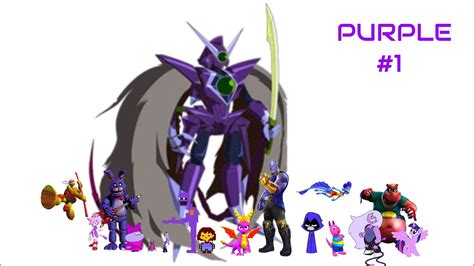 All Purple Characters From Games Series And Movies Sings Im Blue Da