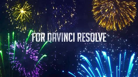 Fireworks Titles Davinci Resolve Videohive 32912520 Download Quick