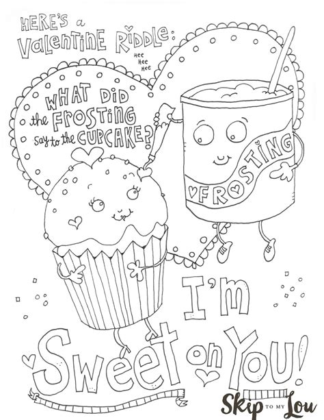 35 Sweet Valentines Coloring Pages To Enjoy Oh La De