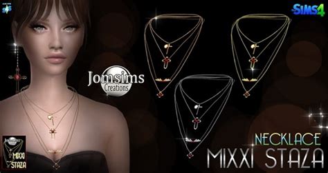 Mixxi Staza Necklace At Jomsims Creations Sims 4 Updates