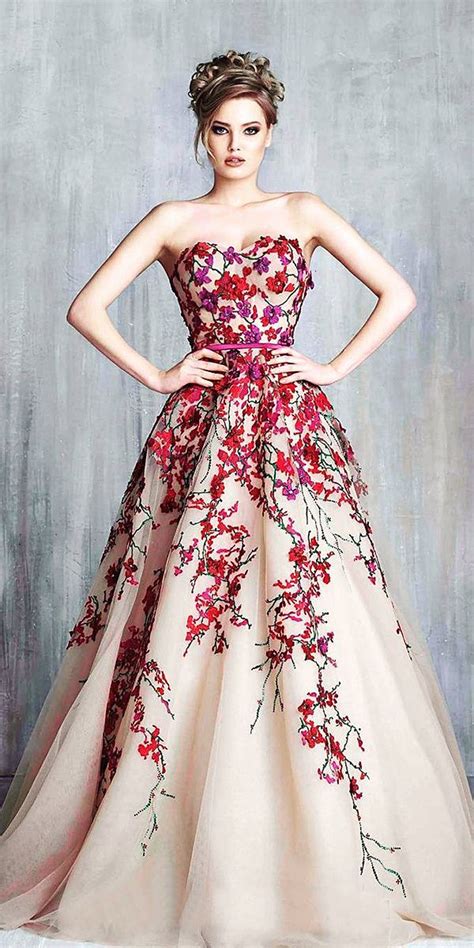 24 Amazing Colourful Wedding Dresses For Non Traditional Bride