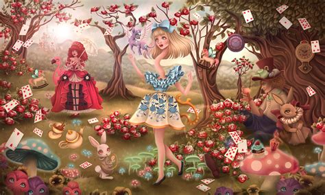 9x12 Art Print Signed Pop Surrealism Alice In Wonderland Mad Etsy