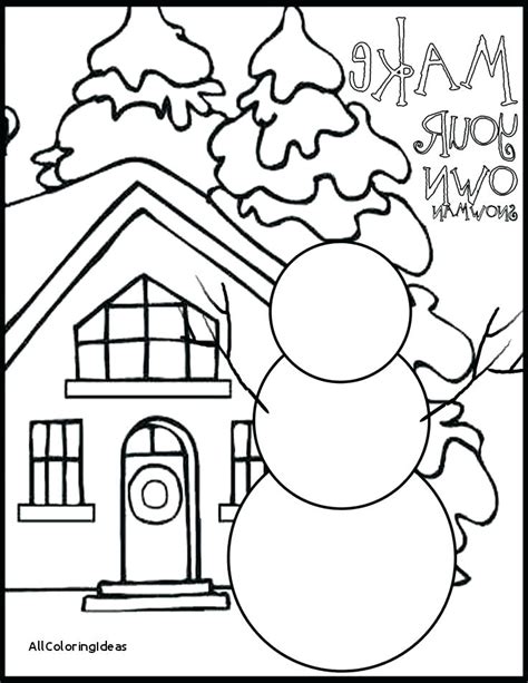Winter Coloring Pages For Preschool At Free