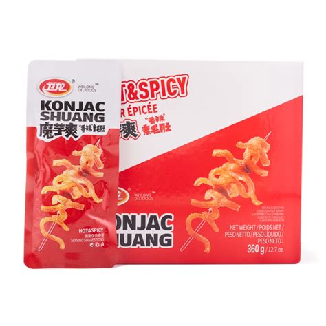 Weee Weilong Hot And Spicy Konjac Snack