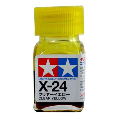 Tamiya Color Enamel Paint X 24 Clear Yellow 10ml Bandai Gundam