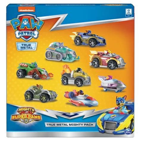 Paw Patrol True Metal Mighty Pups Super Paws Set Includes Tracker