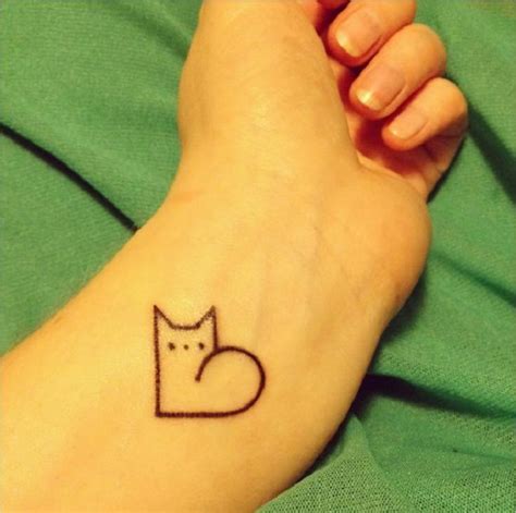 100 Minimalistic Cat Tattoos For Cat Lovers Architecture And Design