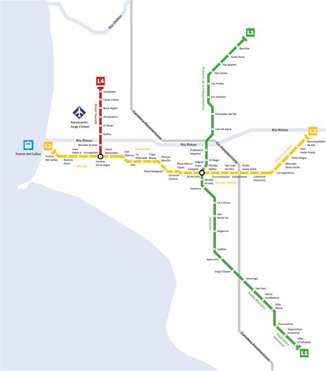 Peru Subway And Metro Train Maps